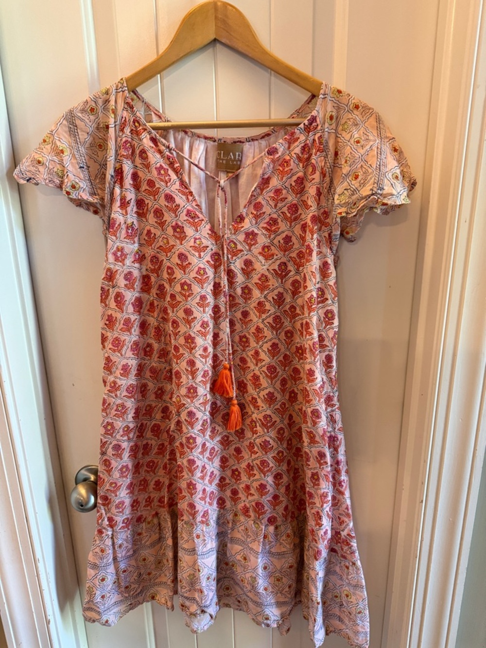Clara the Label floral flutter sleeve dress